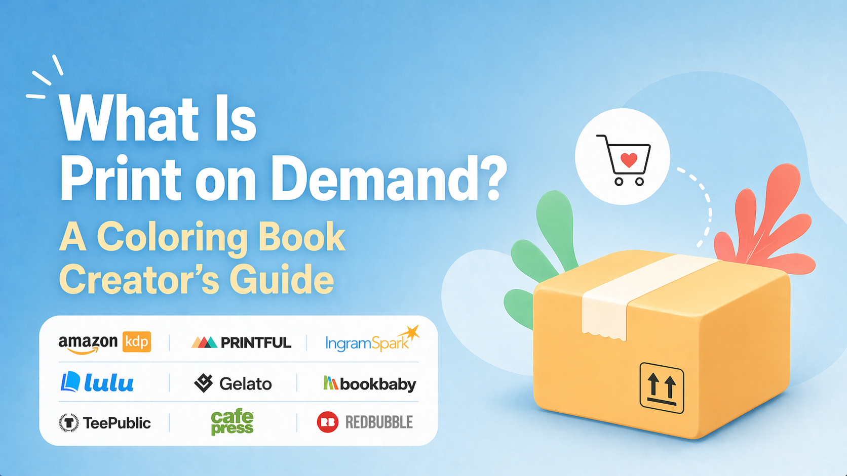 What Is Print on Demand? A Coloring Book Creator's Guide