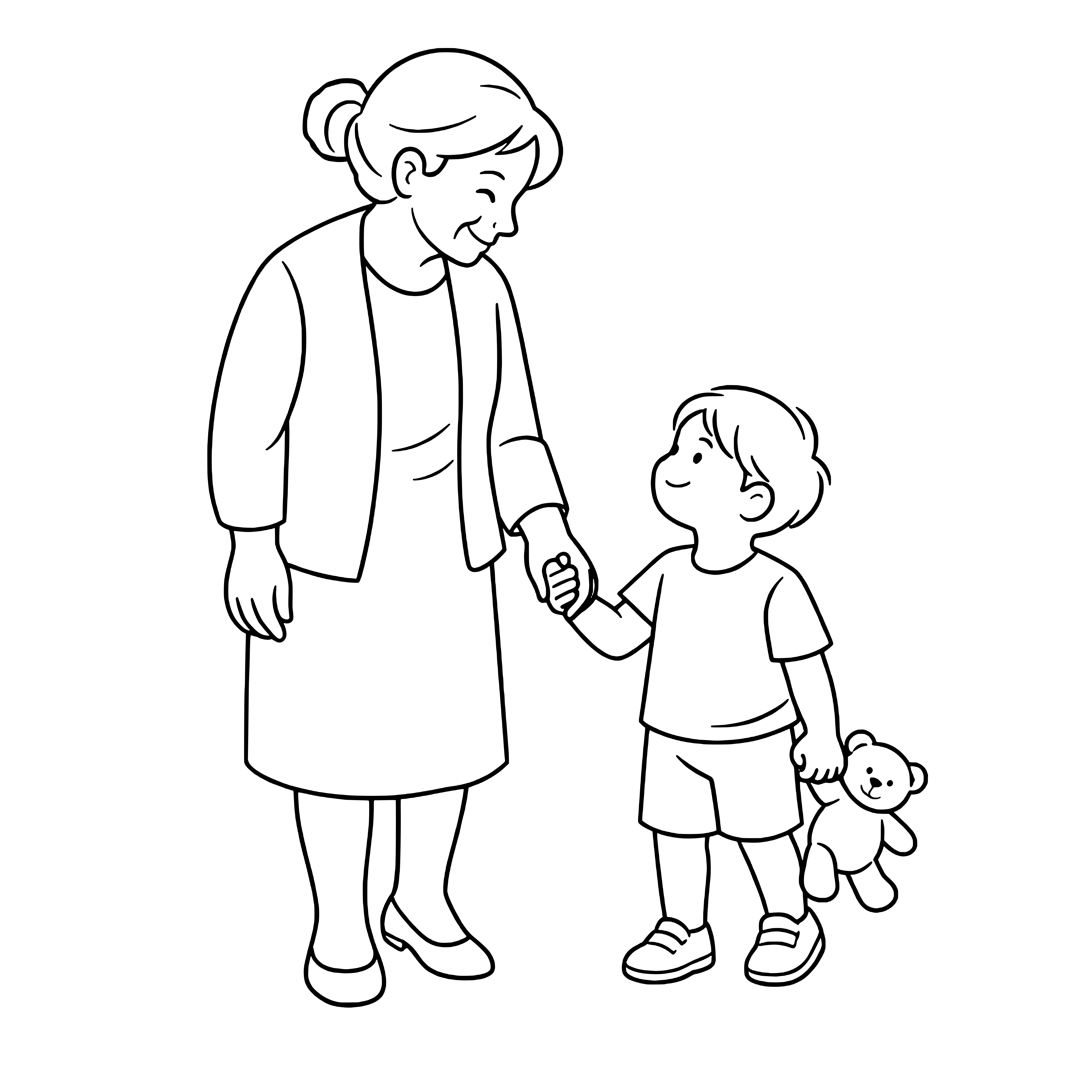 Ready made coloring page from our free library