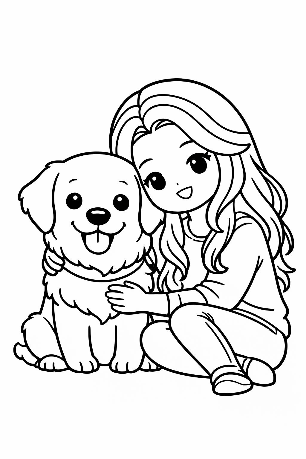 Chibi coloring style preview