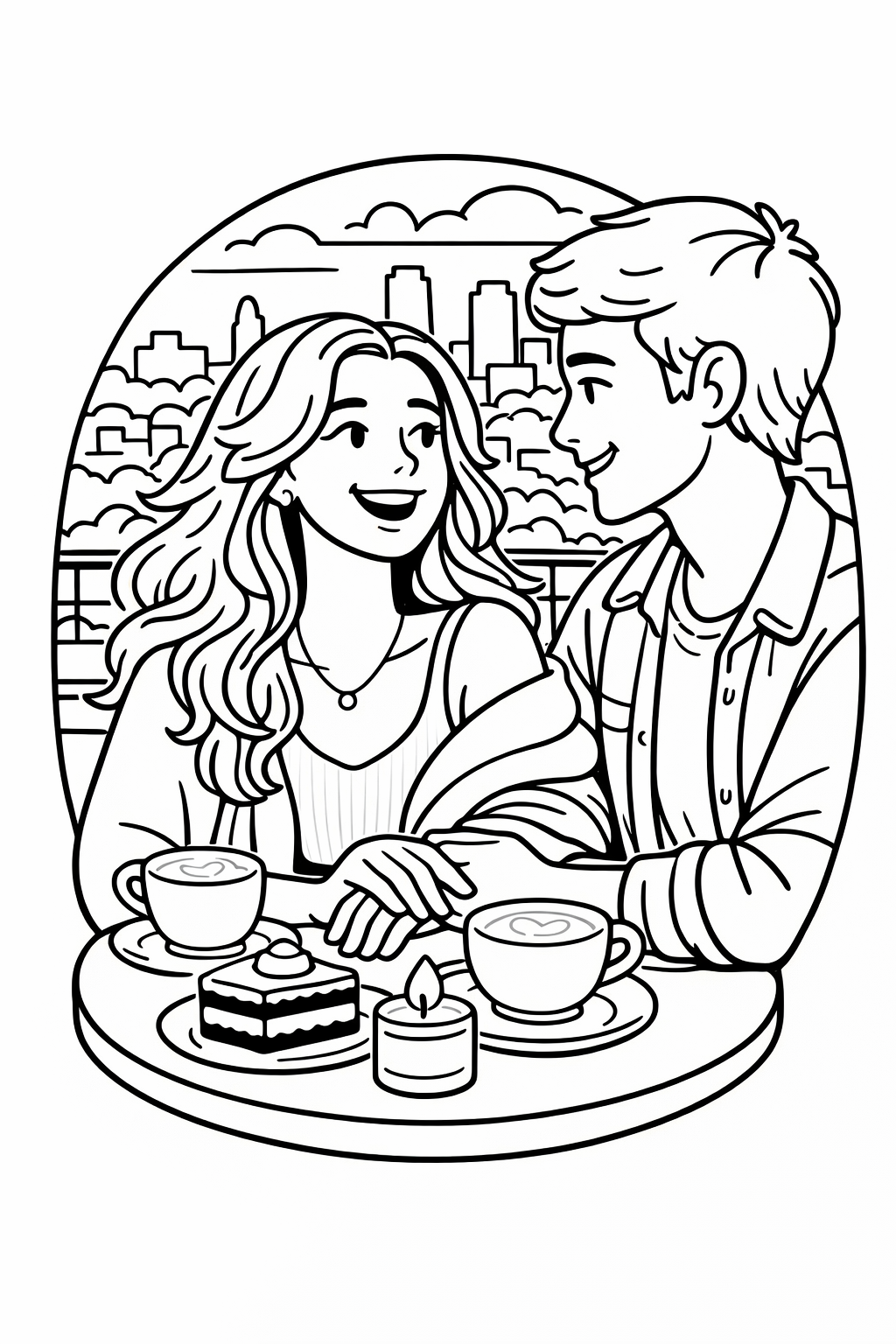 Soft & Cozy style — warm rounded shapes