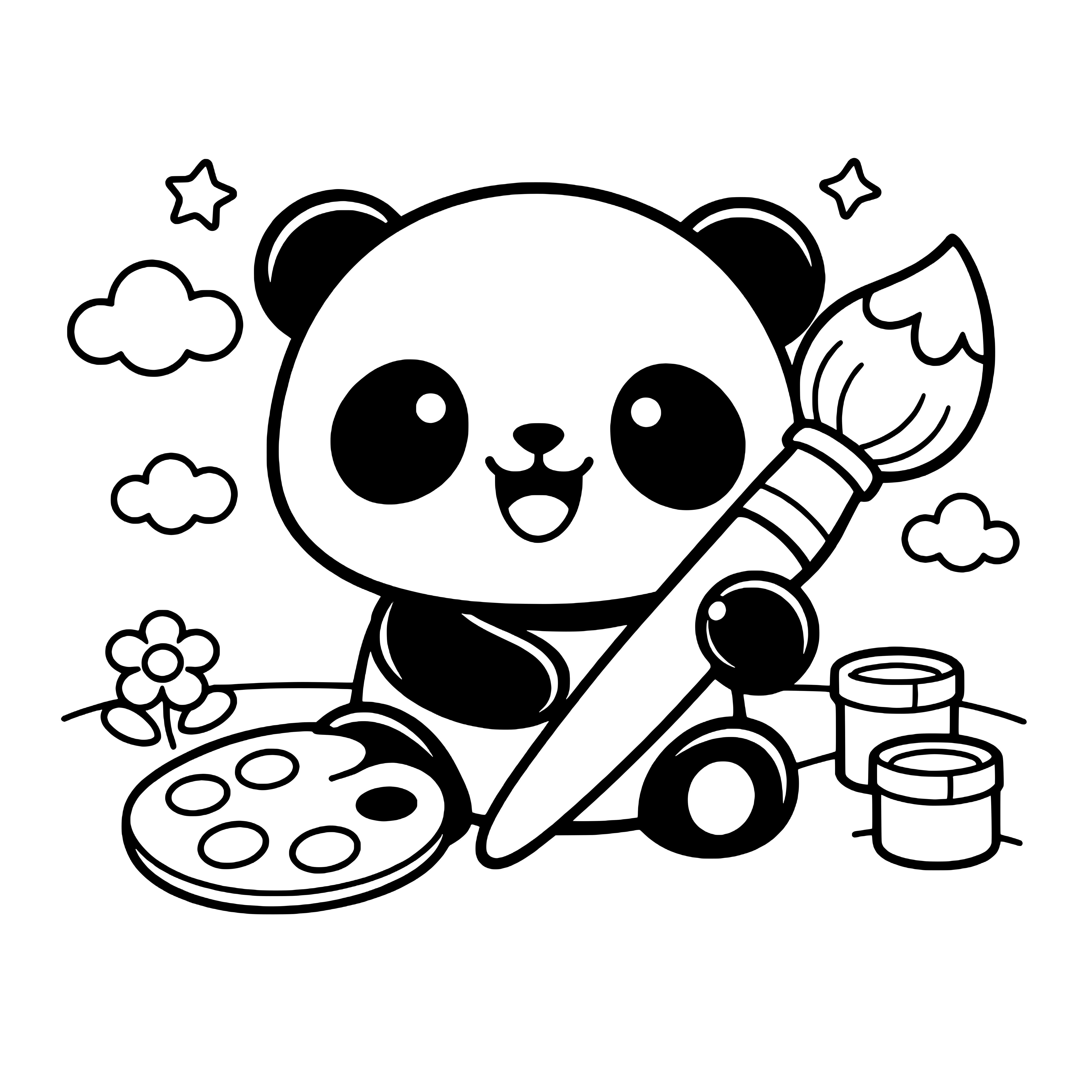 Ready made coloring page from our free library