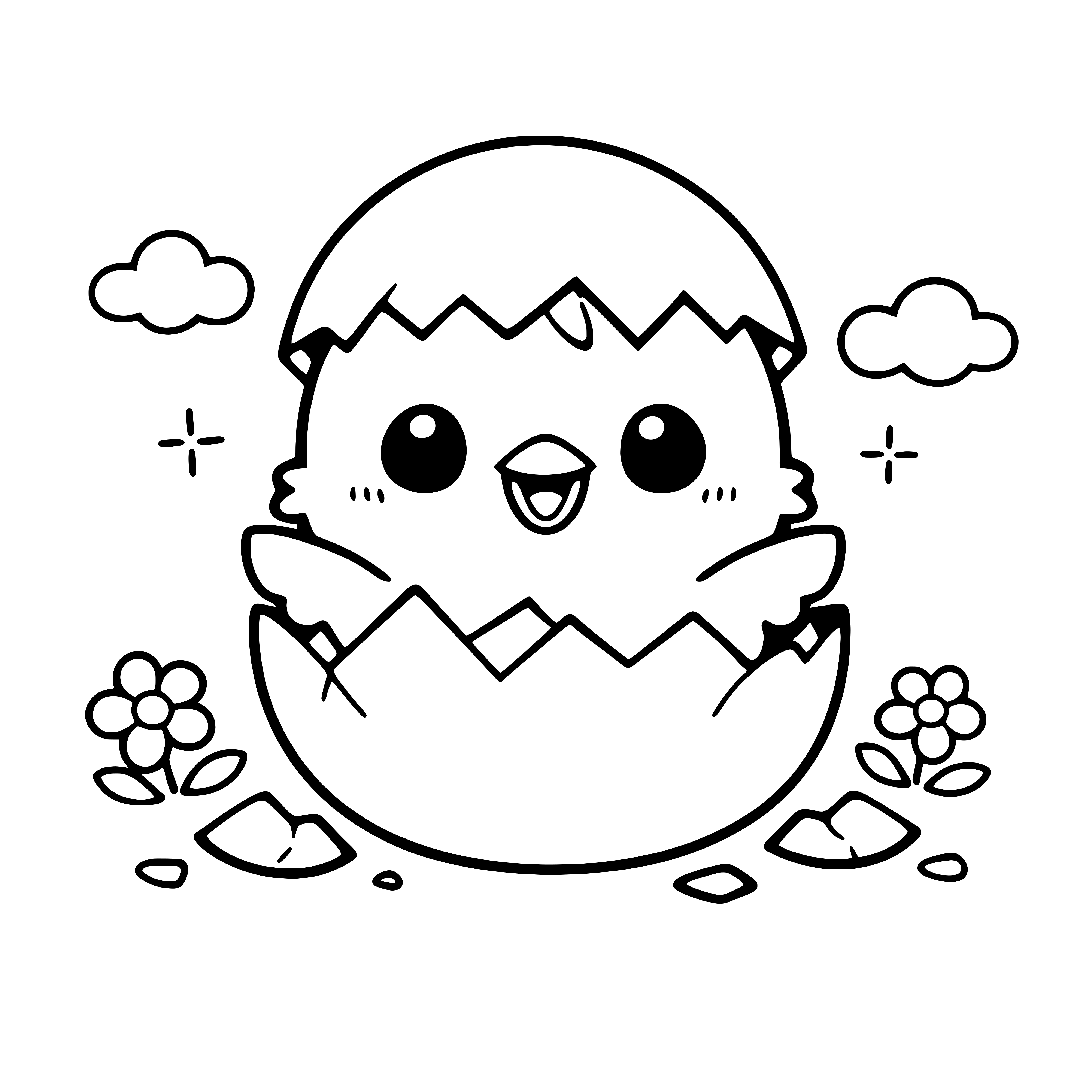 Ready made coloring page from our free library