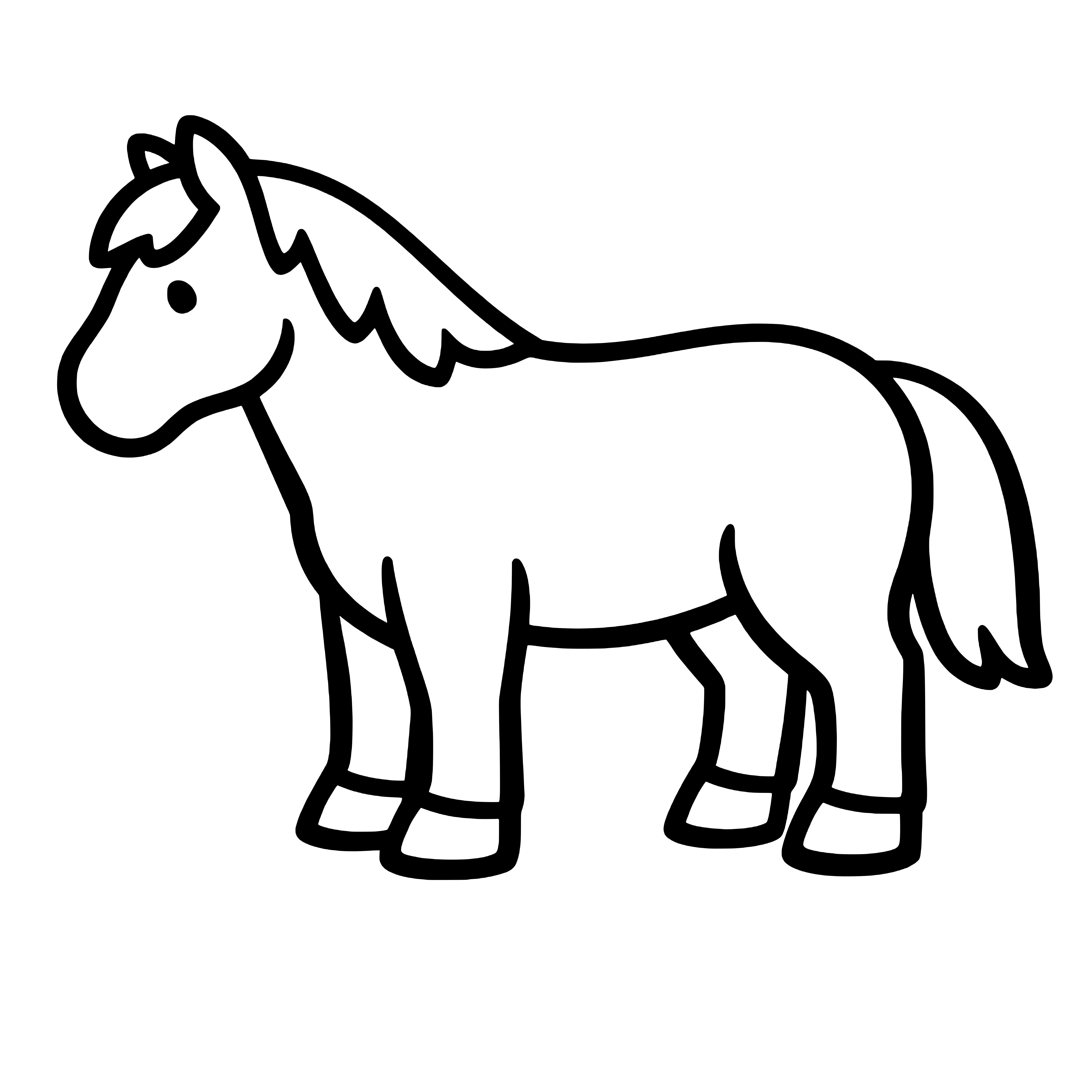 Ready made coloring page from our free library